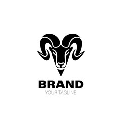 Ram Logo. Ram Logo Design. Ram Logo Brand. Ram Logo Vector Design Isolated on White Background