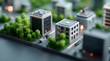 A dynamic virtual city powered by crypto with interactive ownership of utilities and resources.