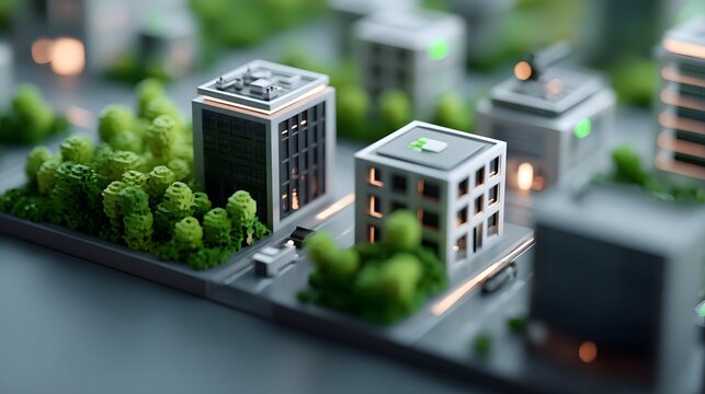 A dynamic virtual city powered by crypto with interactive ownership of utilities and resources.