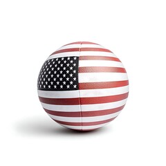USA Flag Ball Studio Shot