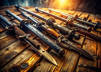 Fototapeta premium WWI Bayonet Identification: A Conceptual Study of Military Artifacts