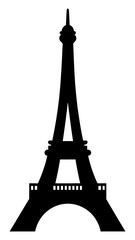 Obraz premium PNG Paris logo icon architecture silhouette tower.