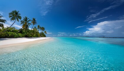 Fototapeta premium Artificial Beach Paradise Tropical Getaway