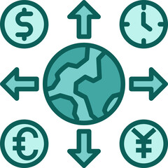 Hourly Rate solid icon