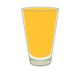 glass of mango juice