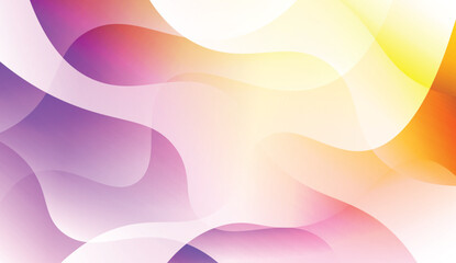 Blurred Decorative Design In Abstract Style With Wave, Curve Lines. For Design, Presentation, Business. Vector Illustration with Color Gradient.