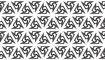 New elegant background with curved line in triangular style. Vector. Black, White. Smart business design.