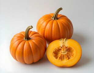 Obraz premium pumpkins on a table