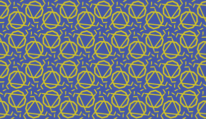 Purple color Pattern with abstract geometric design. Vector seamless illustration. Design for your interior wallpaper, fashion print, business presentation.