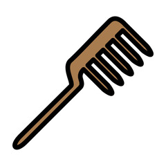 Comb Vector Filled Icon Design