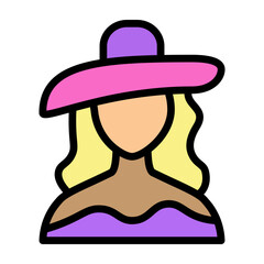 Glamour Vector Filled Icon Design