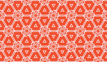 New elegant background with curved line in triangular style. Vector. Light coral shade. Smart business design