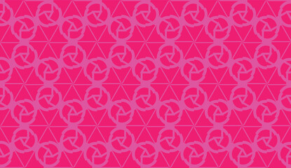 Pattern with abstract illusion triangles. Vector Seamless illustration. For your business, presentation, fashion print.