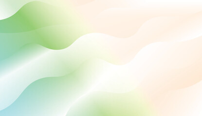 Wavy Background. For Design Flyer, Banner, Landing Page. Vector Illustration with Color Gradient.