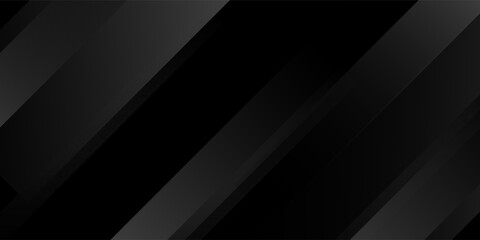 Obraz premium minimalist banner black gradient background, overlaping shape and shadow