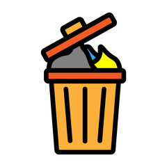 Junk Vector Filled Icon Design