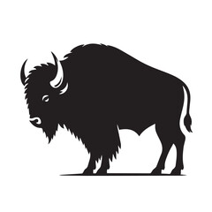 Bison Standing Silhouette – Black and White Vector

Vector Bison Pose – Minimalist Standing Illustration

Standing Bison Art – Wildlife Silhouette Set