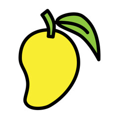 Mango Vector Filled Icon Design