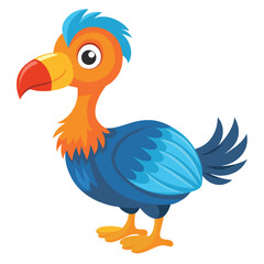 Dodo birds set shilhotee vector isolated on white background © Sanzida