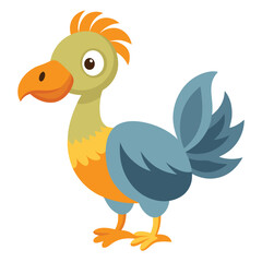 Dodo birds set shilhotee vector isolated on white background © Sanzida