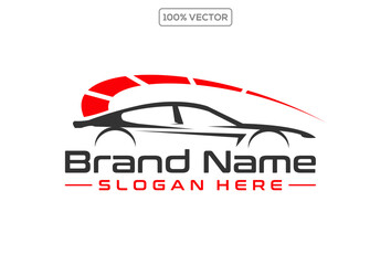 speed performance, RPM, acceleration, logo illustration
