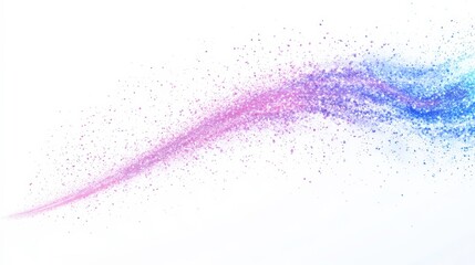 Colorful Magic Spell Effects on White Background