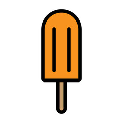Popsicle Vector Filled Icon Design