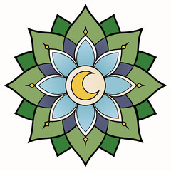 lotus flower vector illustration