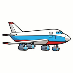 toy airplane isolated on white