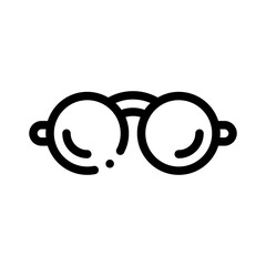 glasses line icon