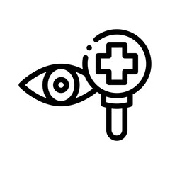 optometrist line icon