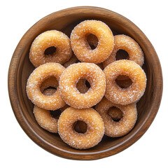 Fototapeta premium Assorted donuts isolated on white