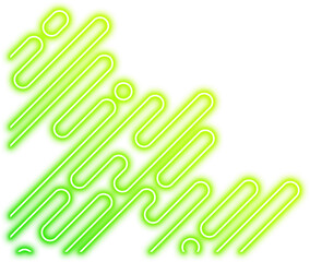 Neon Geometric Rounded Corner