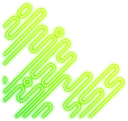 Neon Geometric Rounded Corner