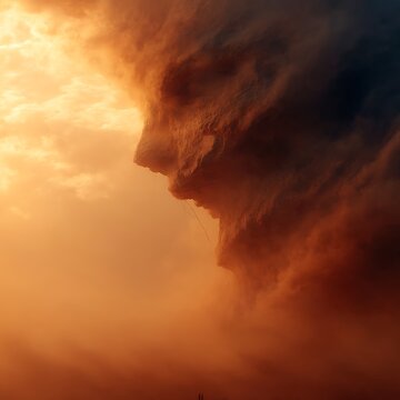A colossal astral titan tearing through space dus