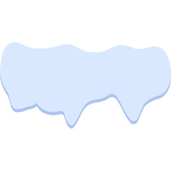 Obraz premium Melting Snow Vector