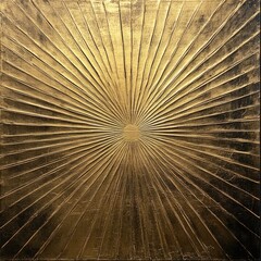 Golden radiating lines artwork