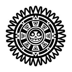 A filled style icon of sun disk symbol