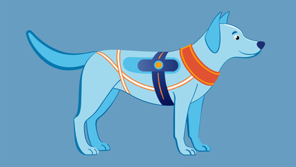 Let this stateoftheart harness be your pets personal posture coach giving them gentle nudges and reminders to maintain proper alignment and avoid any. Vector illustration