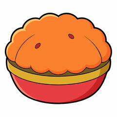 hand drawn vector illustration of a fast food