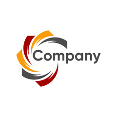 isolated abstract logo, generic circle logo design, editable icon, generic icon for your company, full color
