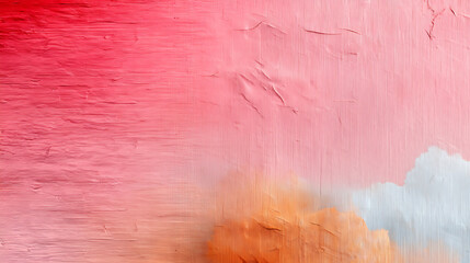 Light carmine pink pale yellow background grainy gradient texture abstract summer colors backdrop banner poster card wallpaper website header design