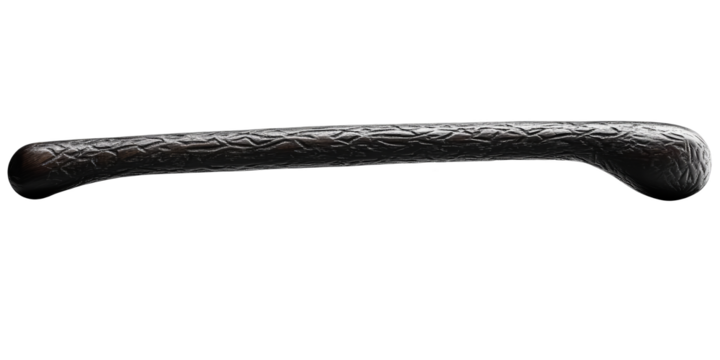 Abstract Dark Shape on Transparent Background Isolated Graphic Element