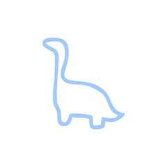 simple line drawing of dinosaur