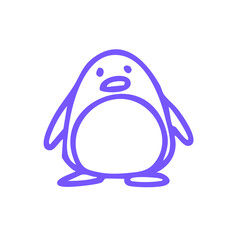 cute cartoon penguin illustration