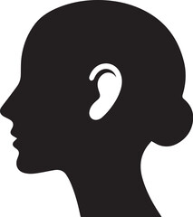 woman head vector illustration