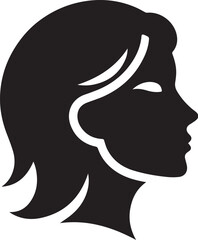 woman head vector illustration