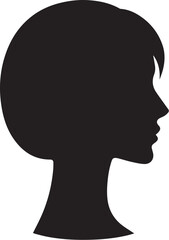 woman head vector illustration