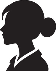 woman head vector illustration
