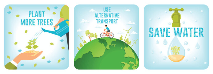 Environmental awareness ,  environmentally transportation.  Environmental protection